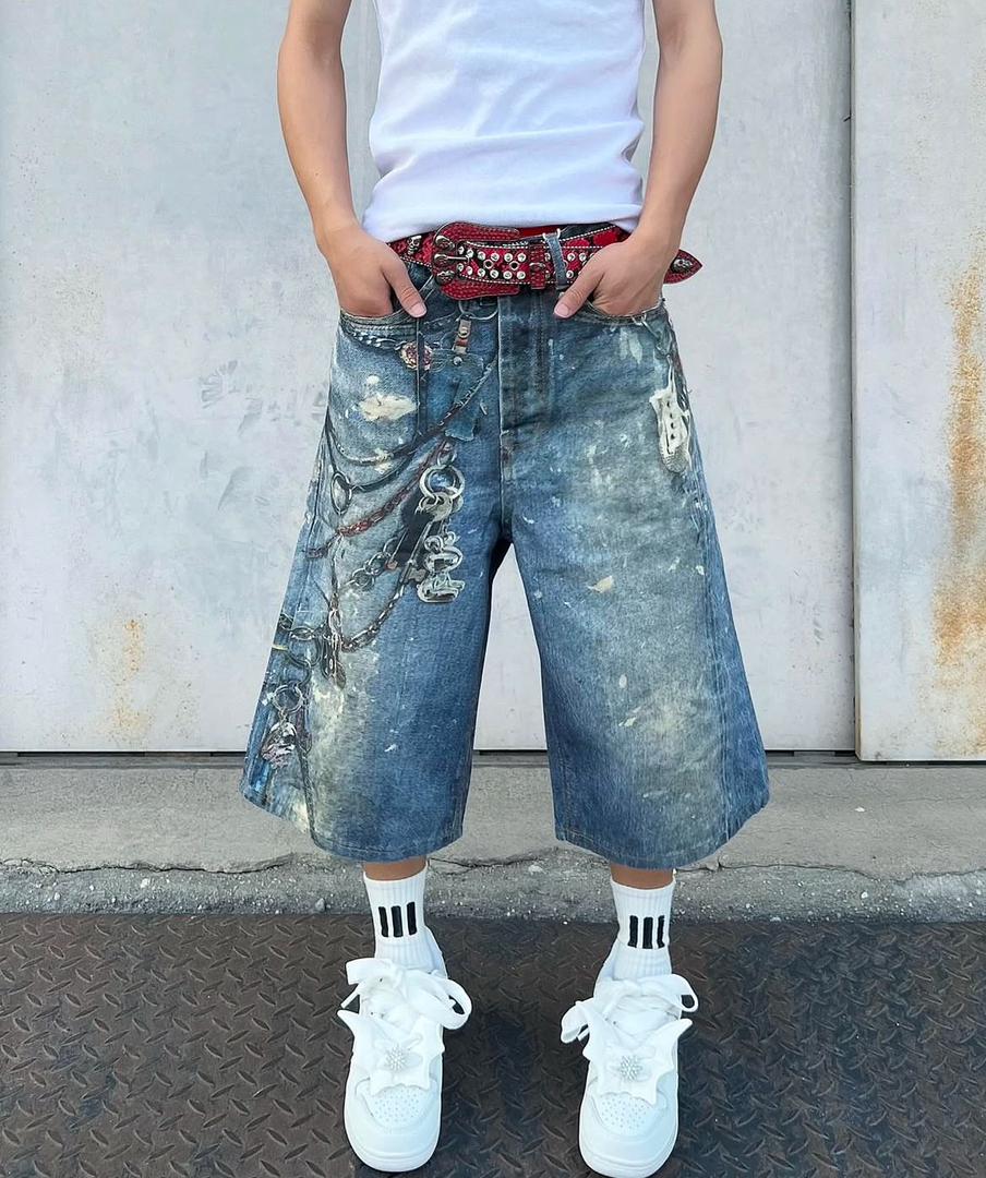 Acne Studios Judda Keychain Shorts 3