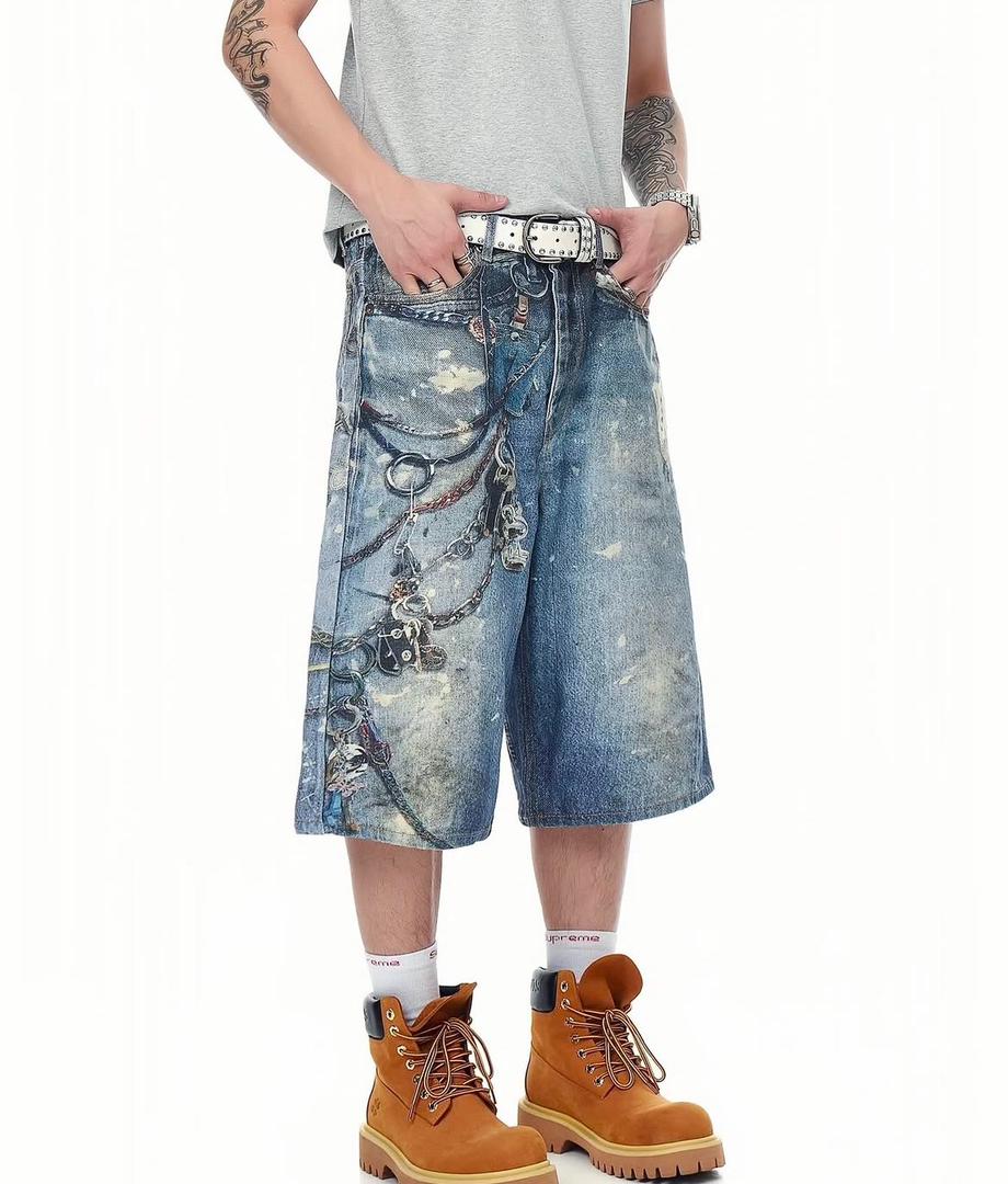 Acne Studios Judda Keychain Shorts 5