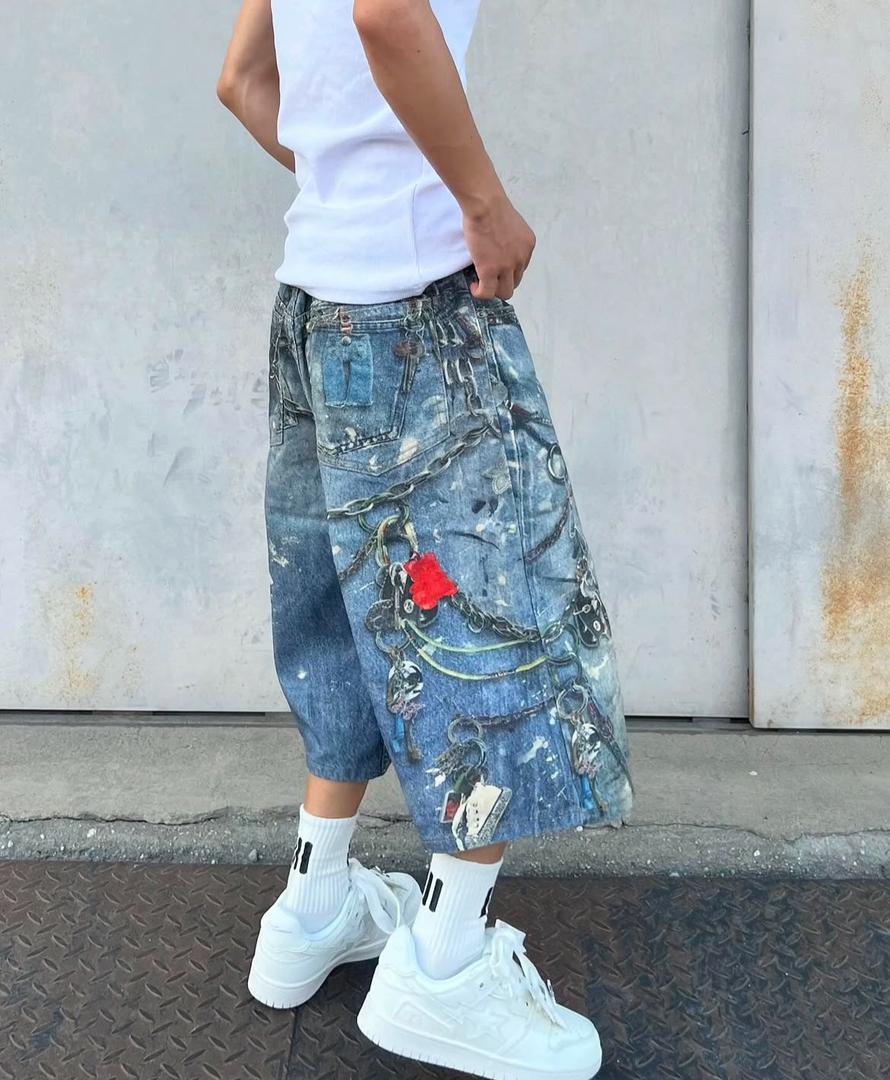 Acne Studios Judda Keychain Shorts 6