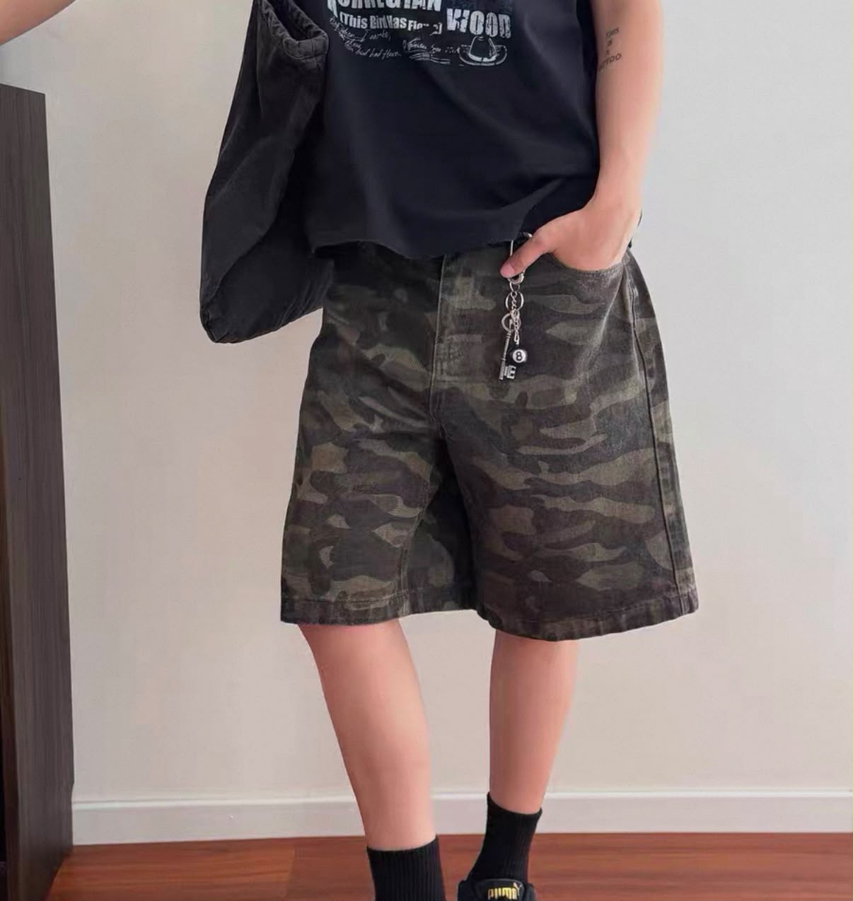 Dark Camo Jorts